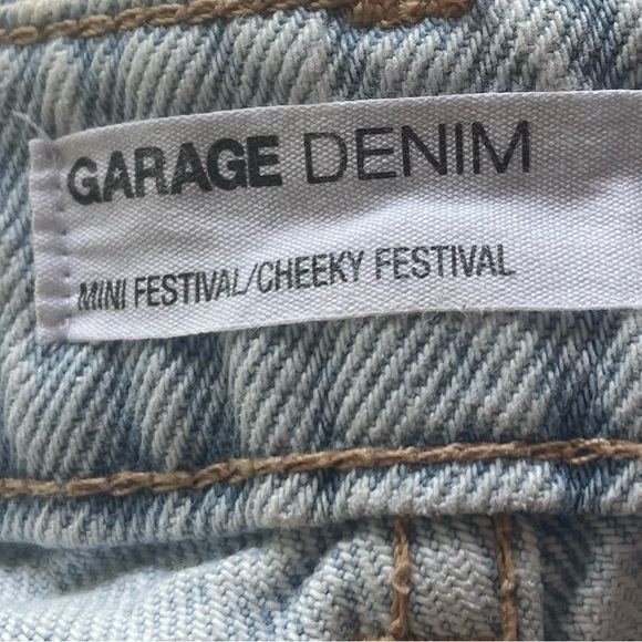 GARAGE DENIM MiniFestival/Cheeky Jean Shorts - Picture 2 of 5